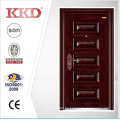 Seguridad de acero puerta diseños pintura mate KKD-101 de China fabricante